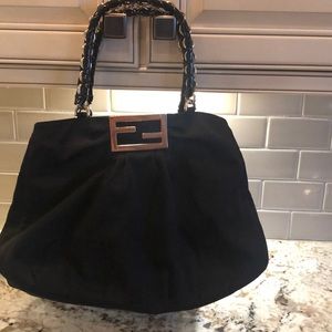 100% authentic fendi black bag